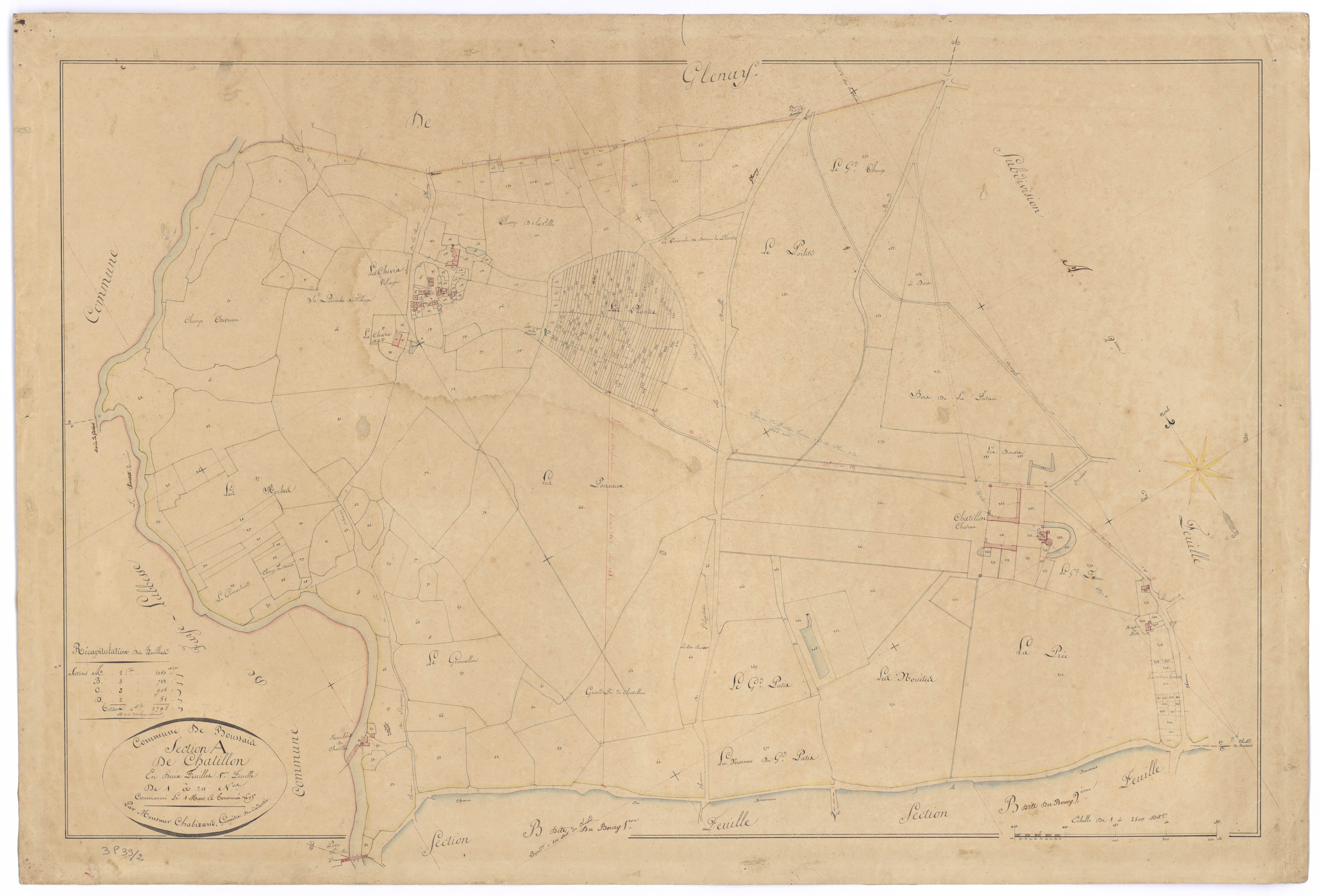 Boussais - FRAD079_CADASTRE_NAPOLEONIEN Section A1 dite de Chatillon 