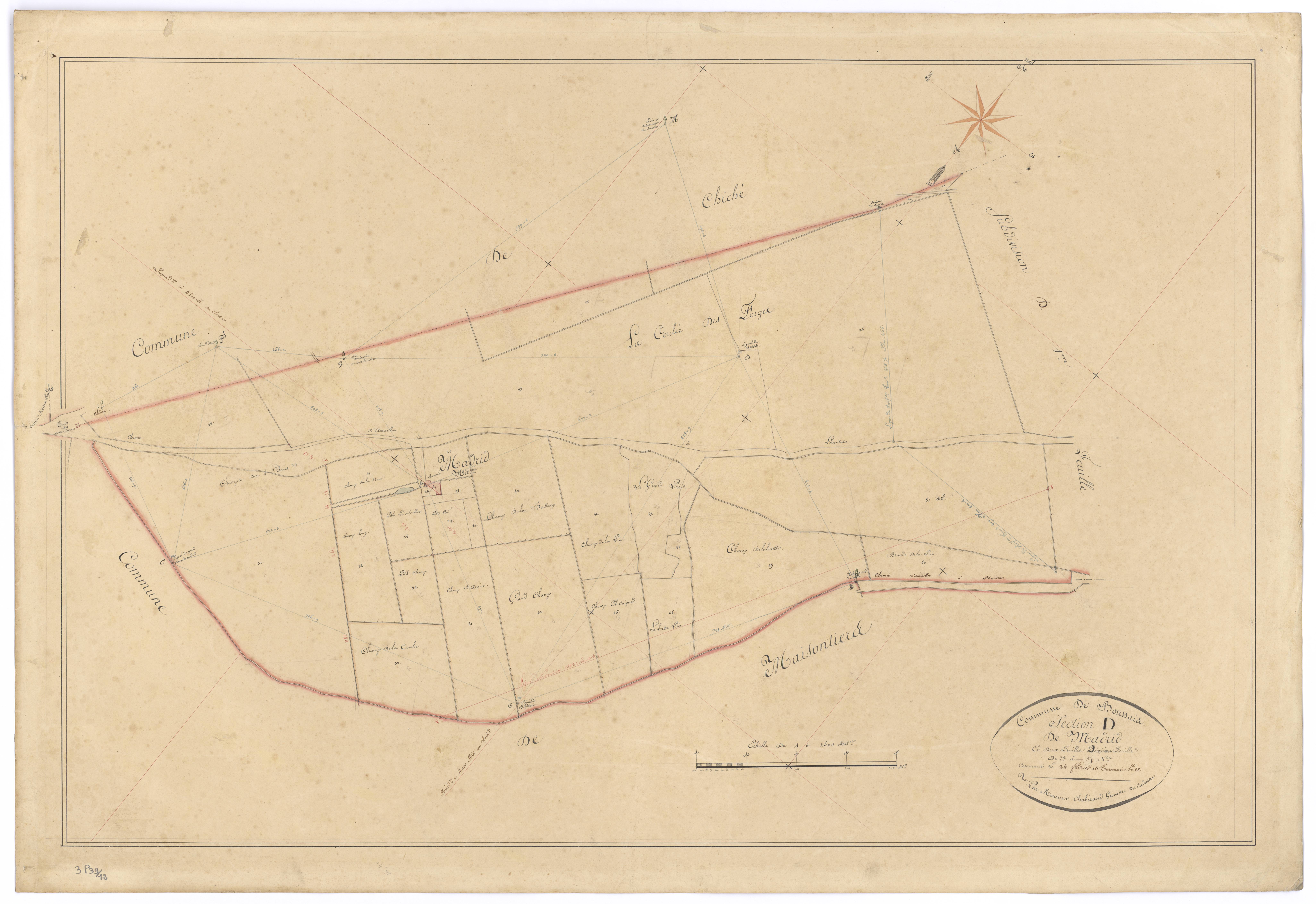 Boussais - FRAD079_CADASTRE_NAPOLEONIEN Section D2 dite de Madrid 