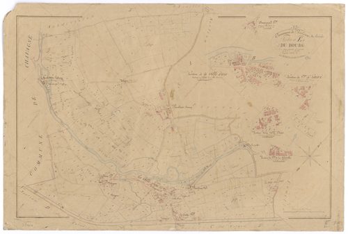 La Crèche - FRAD079_CADASTRE_NAPOLEONIEN Section E1 dite du Bourg 