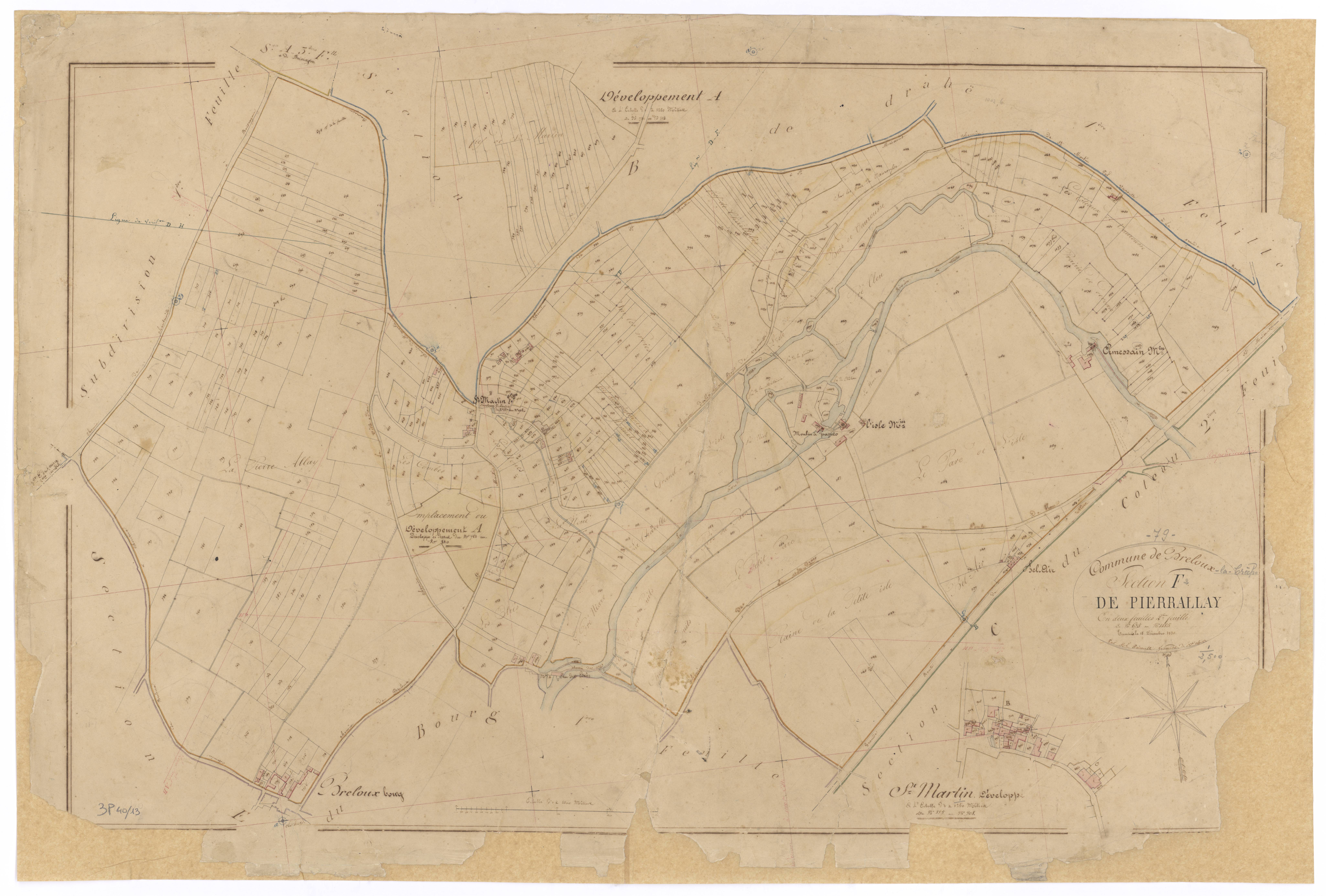 La Crèche - FRAD079_CADASTRE_NAPOLEONIEN Section F2 dite de Pierrallay 