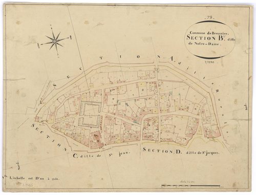 Bressuire - FRAD079_CADASTRE_NAPOLEONIEN Section B dite de Notre-Dame 