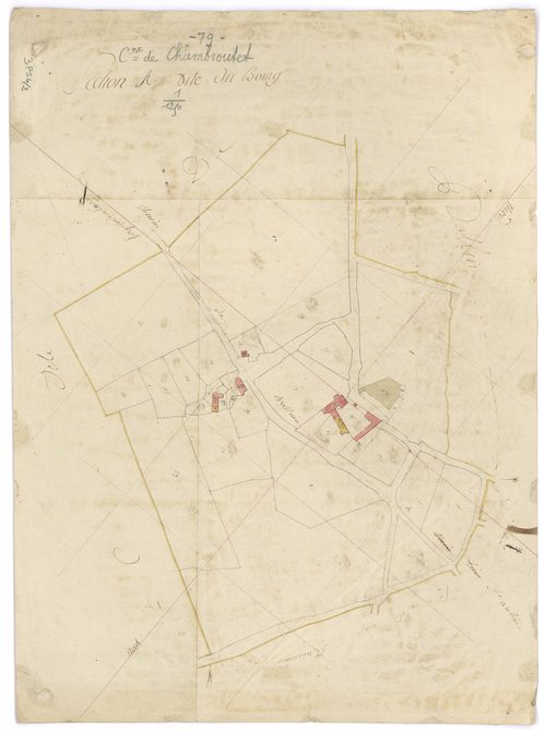Bressuire - FRAD079_CADASTRE_NAPOLEONIEN Section A dite du Bourg 
