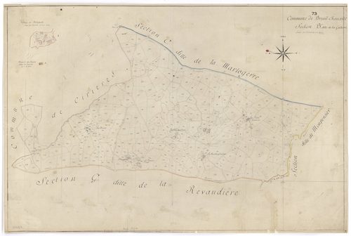 Bressuire - FRAD079_CADASTRE_NAPOLEONIEN Section B dite de la Gatière 