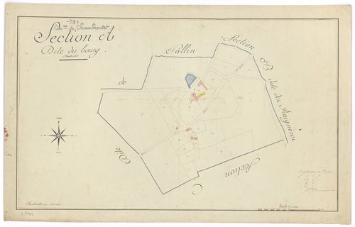 Bressuire - FRAD079_CADASTRE_NAPOLEONIEN Section A dite du Bourg 