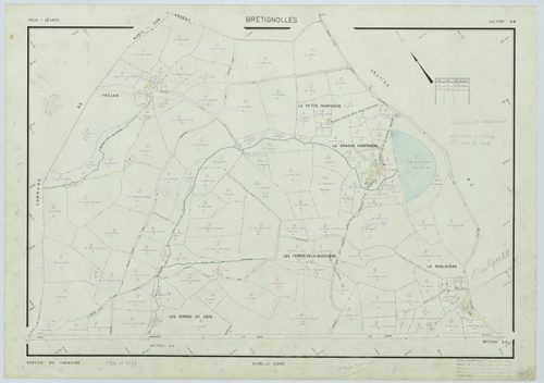 Bretignolles - FRAD079_CADASTRE_RECENT Section AB 