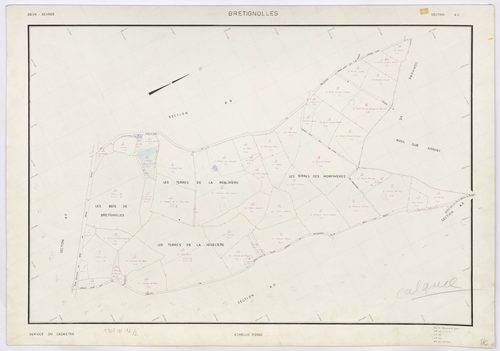 Bretignolles - FRAD079_CADASTRE_RECENT Section AC 