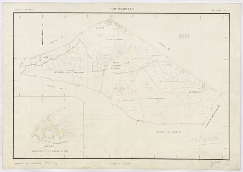 Bretignolles - FRAD079_CADASTRE_RECENT Section AL 