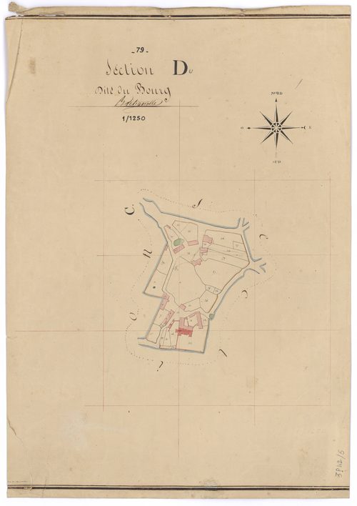 Bretignolles - FRAD079_CADASTRE_NAPOLEONIEN Section D dite du Bourg 