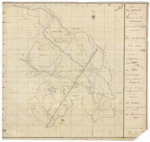 Bretignolles - FRAD079_CADASTRE_NAPOLEONIEN Plan géométrique 