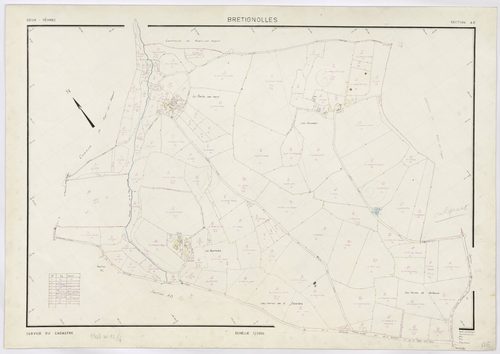Bretignolles - FRAD079_CADASTRE_RECENT Section AE 