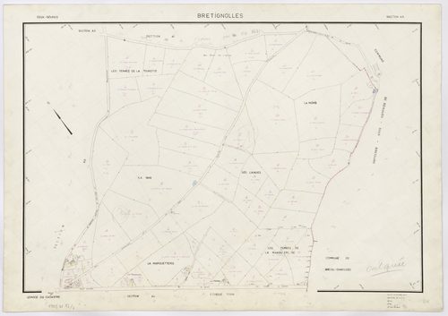 Bretignolles - FRAD079_CADASTRE_RECENT Section AK 