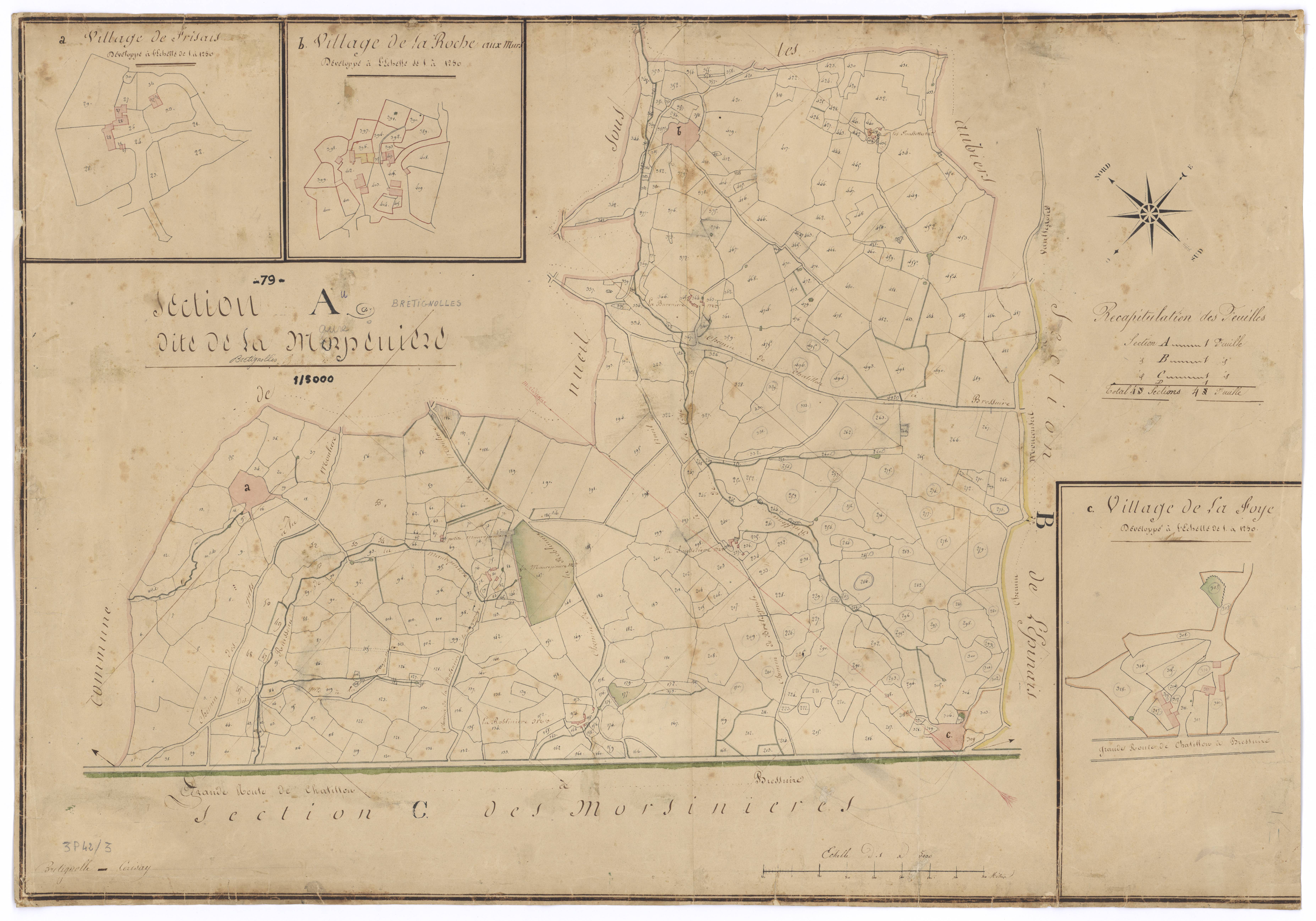 Bretignolles - FRAD079_CADASTRE_NAPOLEONIEN Section A dite de la Morpinière 