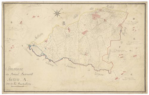 Le Breuil-Bernard - FRAD079_CADASTRE_NAPOLEONIEN Section A dite de la Buchellerie 