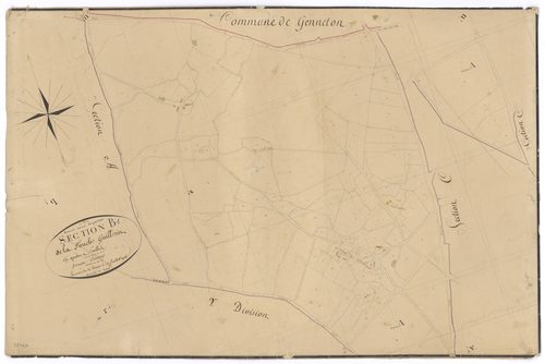 Le Breuil-sous-Argenton - FRAD079_CADASTRE_NAPOLEONIEN Section B1 dite de la Touche Guillerin 