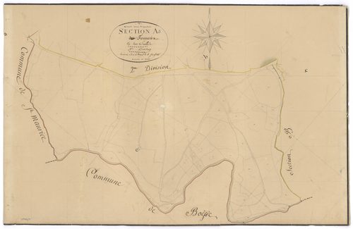 Le Breuil-sous-Argenton - FRAD079_CADASTRE_NAPOLEONIEN Section A3 dite des Tonneries 