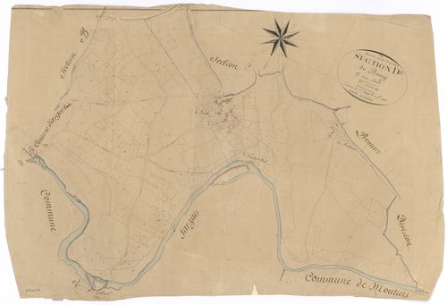 Le Breuil-sous-Argenton - FRAD079_CADASTRE_NAPOLEONIEN Section D2 dite du Bourg 