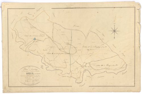 Le Breuil-sous-Argenton - FRAD079_CADASTRE_NAPOLEONIEN Tableau d'assemblage 