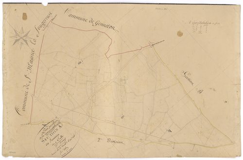 Le Breuil-sous-Argenton - FRAD079_CADASTRE_NAPOLEONIEN Section A1 dite des Tonneries 