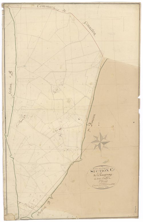 Le Breuil-sous-Argenton - FRAD079_CADASTRE_NAPOLEONIEN Section C1 dite de l'Ebeaupinay 