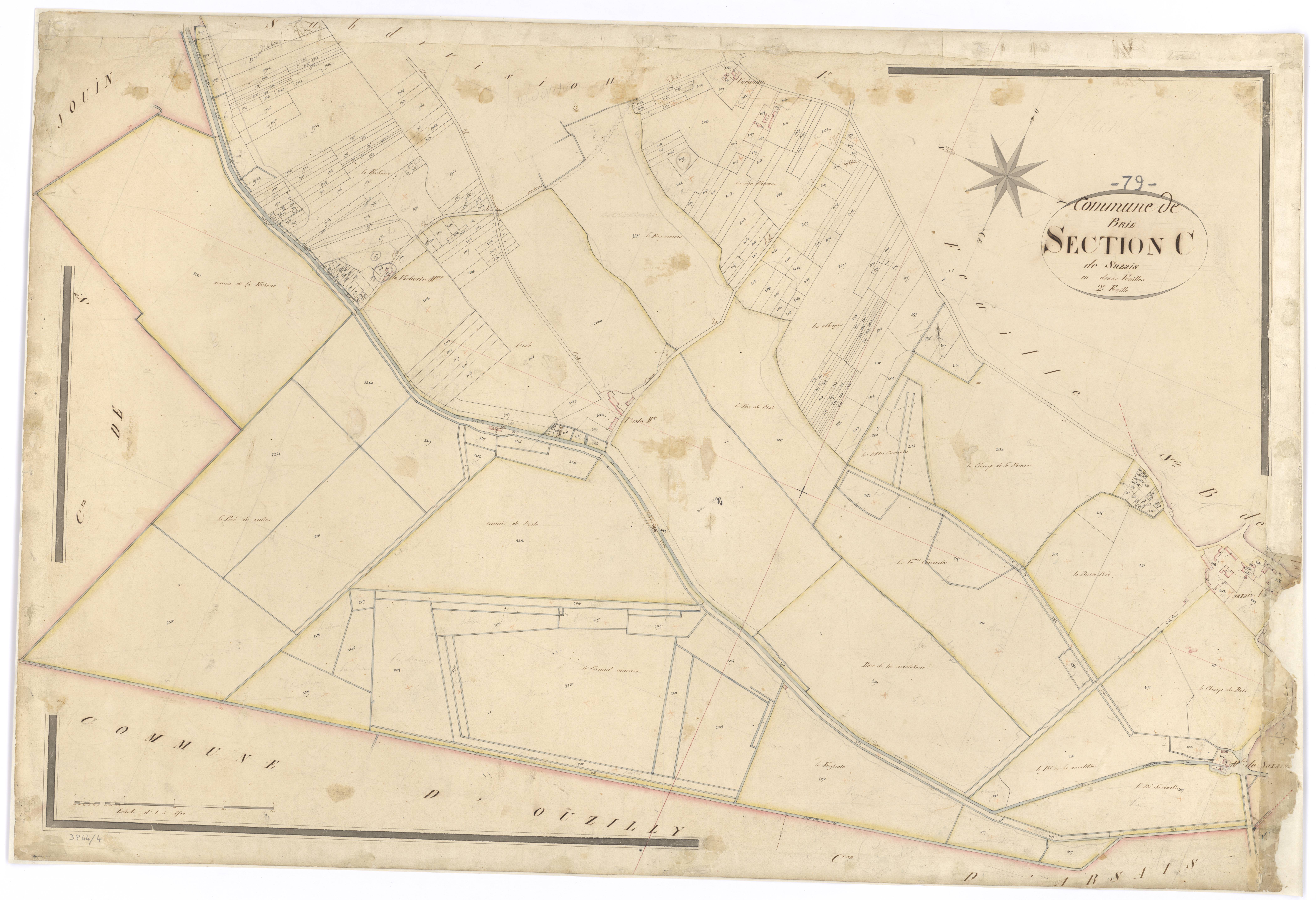 Brie - FRAD079_CADASTRE_NAPOLEONIEN Section C1 dite de Sazais 