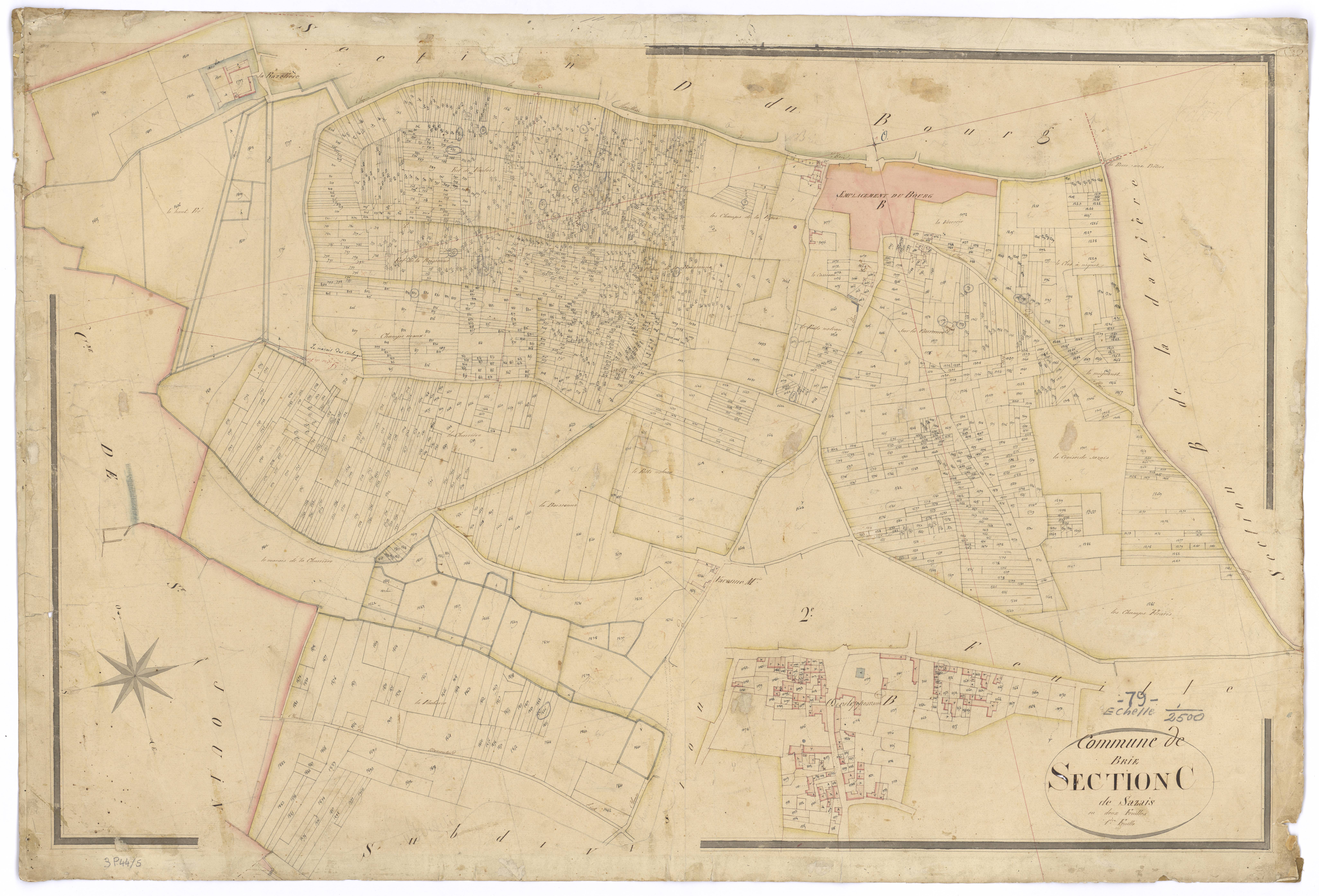 Brie - FRAD079_CADASTRE_NAPOLEONIEN Section C2 dite de Sazais 