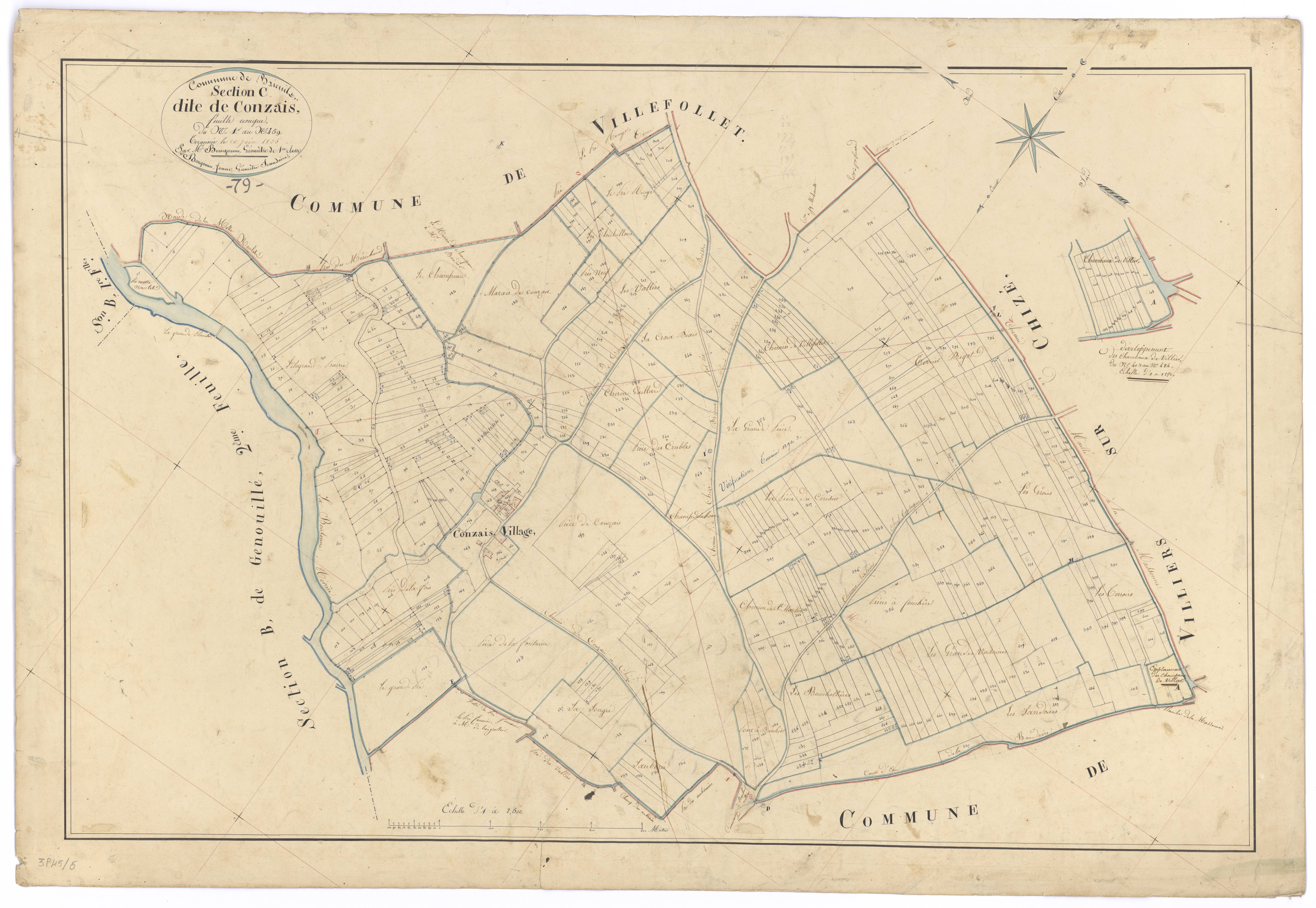 Brie - FRAD079_CADASTRE_NAPOLEONIEN Section C dite de Conzais 