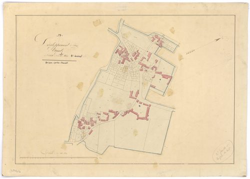 Brion-près-Thouet - FRAD079_CADASTRE_NAPOLEONIEN Développement du village d'Étambé 