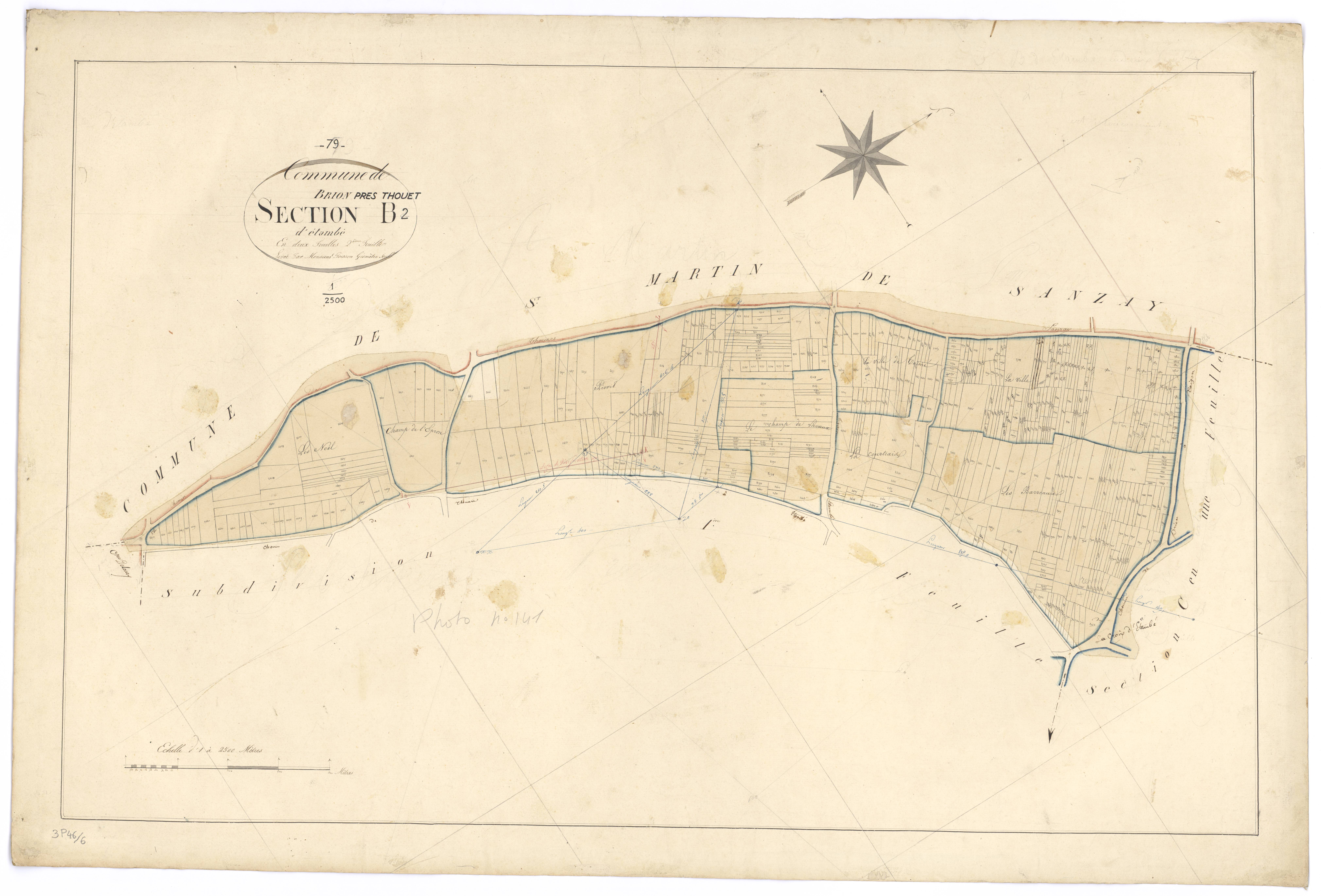 Brion-près-Thouet - FRAD079_CADASTRE_NAPOLEONIEN Section B2 dite d' Etambé 