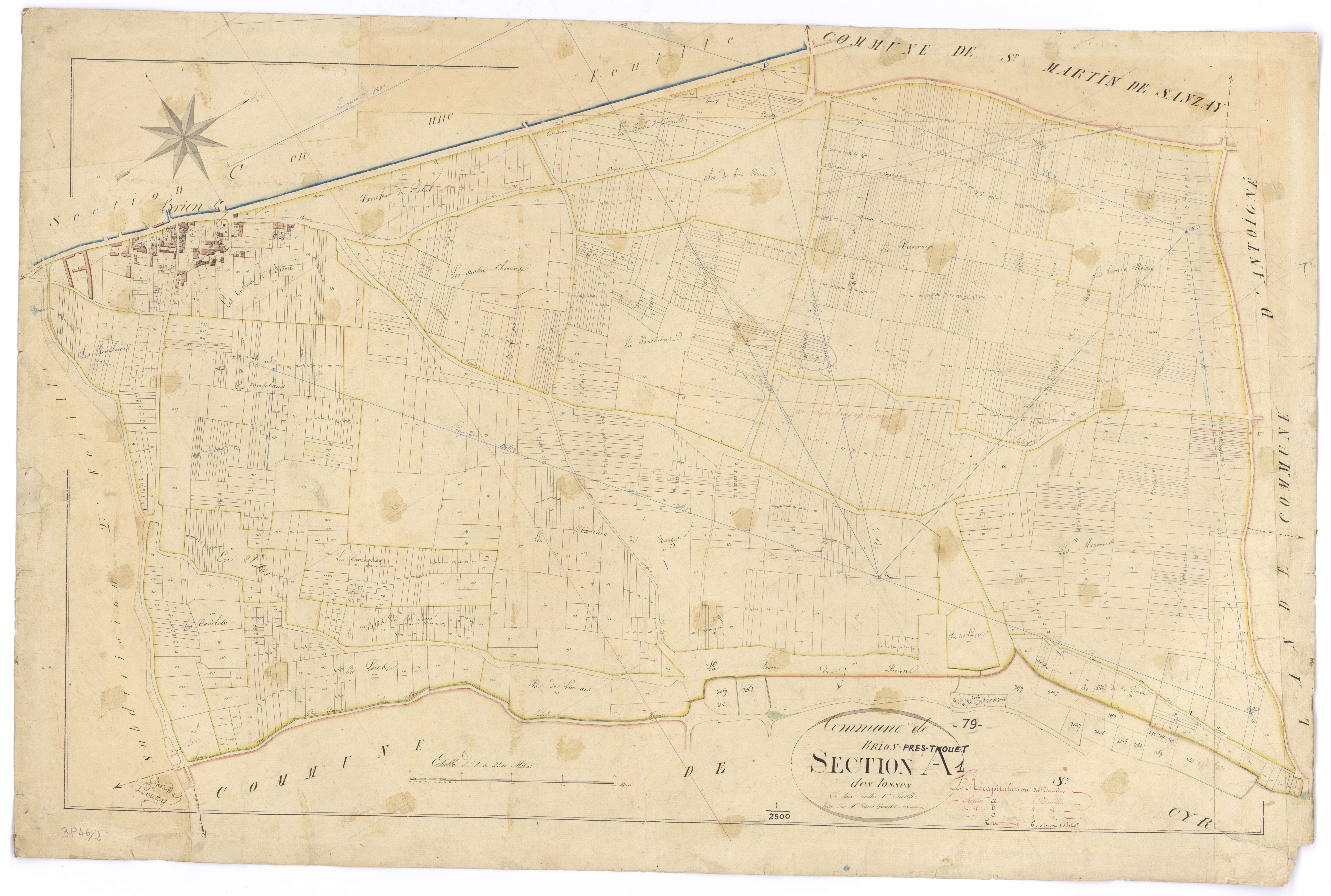 Brion-près-Thouet - FRAD079_CADASTRE_NAPOLEONIEN Section A1 dite des Losses 