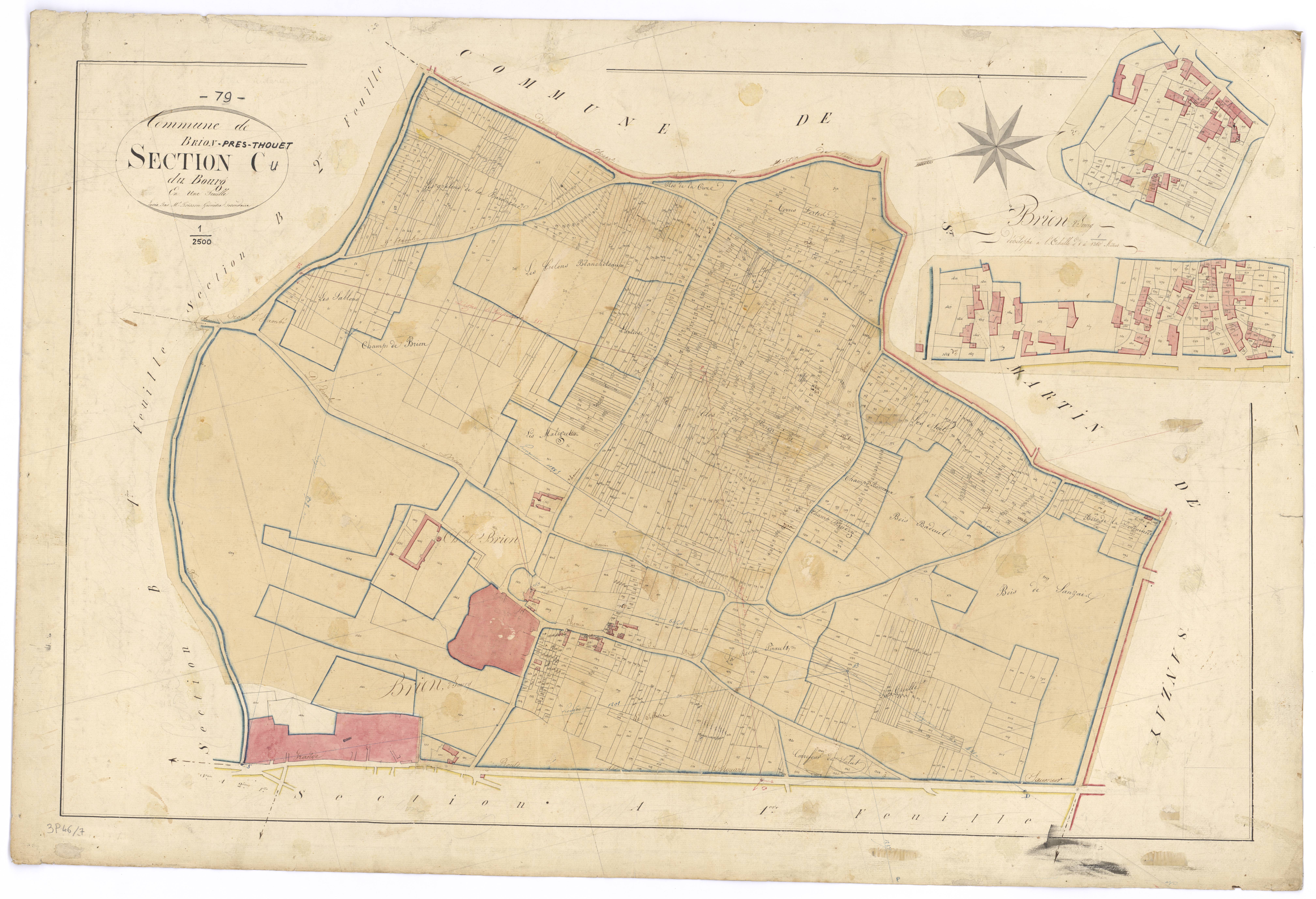 Brion-près-Thouet - FRAD079_CADASTRE_NAPOLEONIEN Section C dite du Bourg