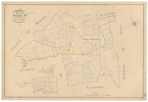 Brioux-sur-Boutonne - FRAD079_CADASTRE_NAPOLEONIEN Section D2 dite du Bourg 