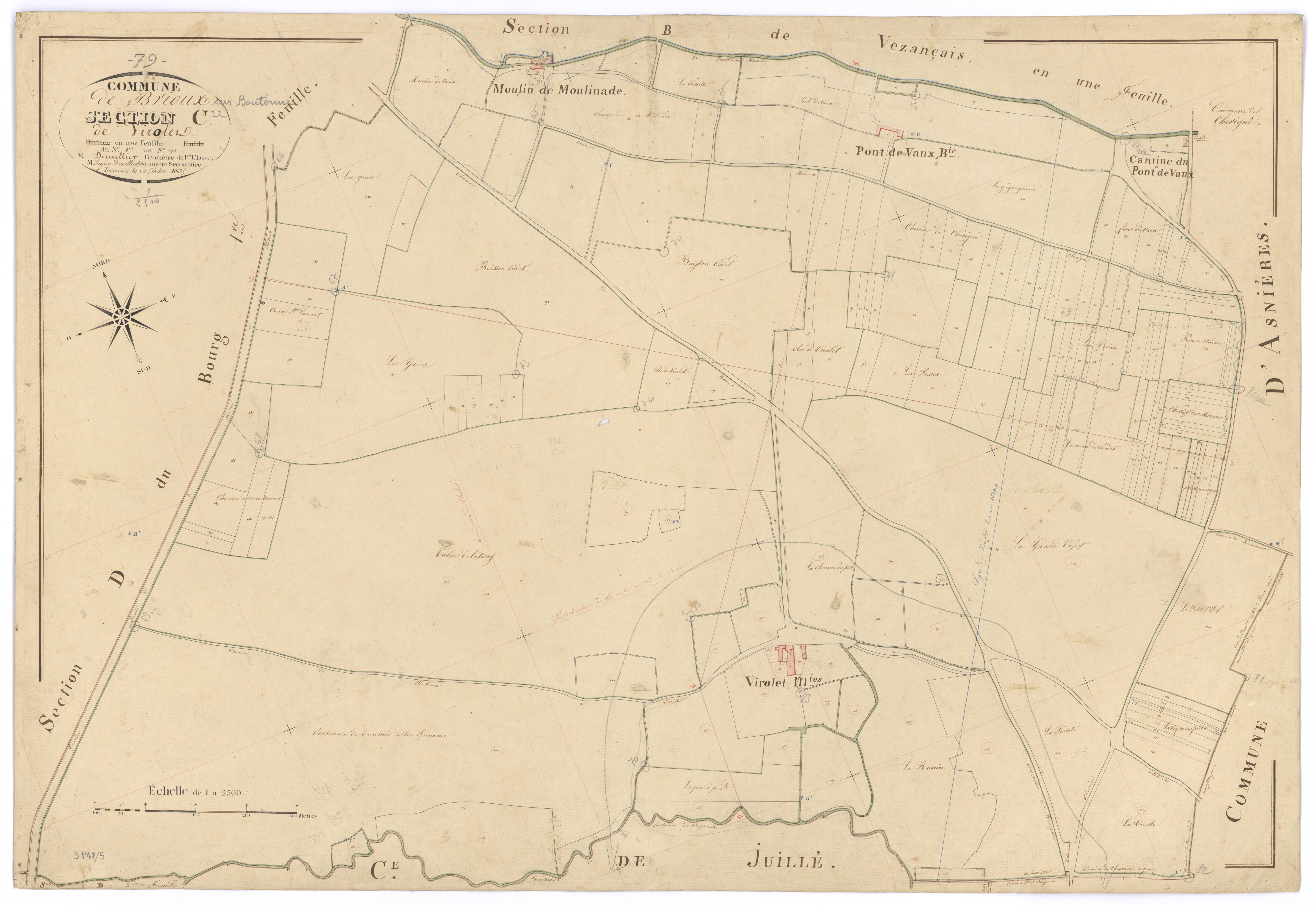 Brioux-sur-Boutonne - FRAD079_CADASTRE_NAPOLEONIEN Section C dite de Virolet 