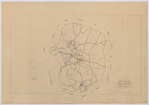 Caunay - FRAD079_CADASTRE_RECENT Tableau d'assemblage 