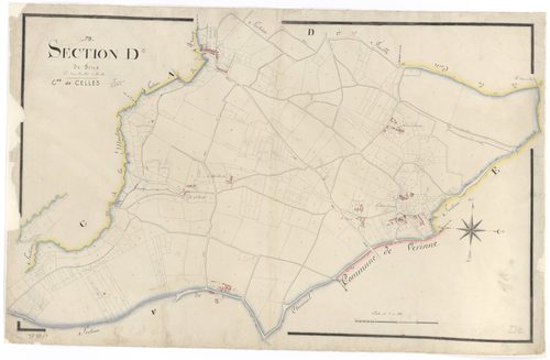 Celles-sur-Belle - FRAD079_CADASTRE_NAPOLEONIEN Section D2 dite de Feux (en double) 