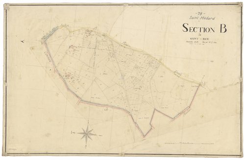 Celles-sur-Belle - FRAD079_CADASTRE_NAPOLEONIEN Section B2 dite de Saint- Rue 