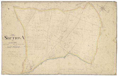 Celles-sur-Belle - FRAD079_CADASTRE_NAPOLEONIEN Section A dite de l'Allier 