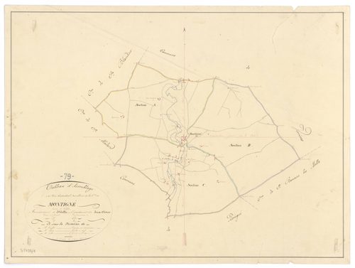 Celles-sur-Belle - FRAD079_CADASTRE_NAPOLEONIEN Tableau d'assemblage 