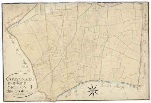 Celles-sur-Belle - FRAD079_CADASTRE_NAPOLEONIEN Section B dite des Groies 