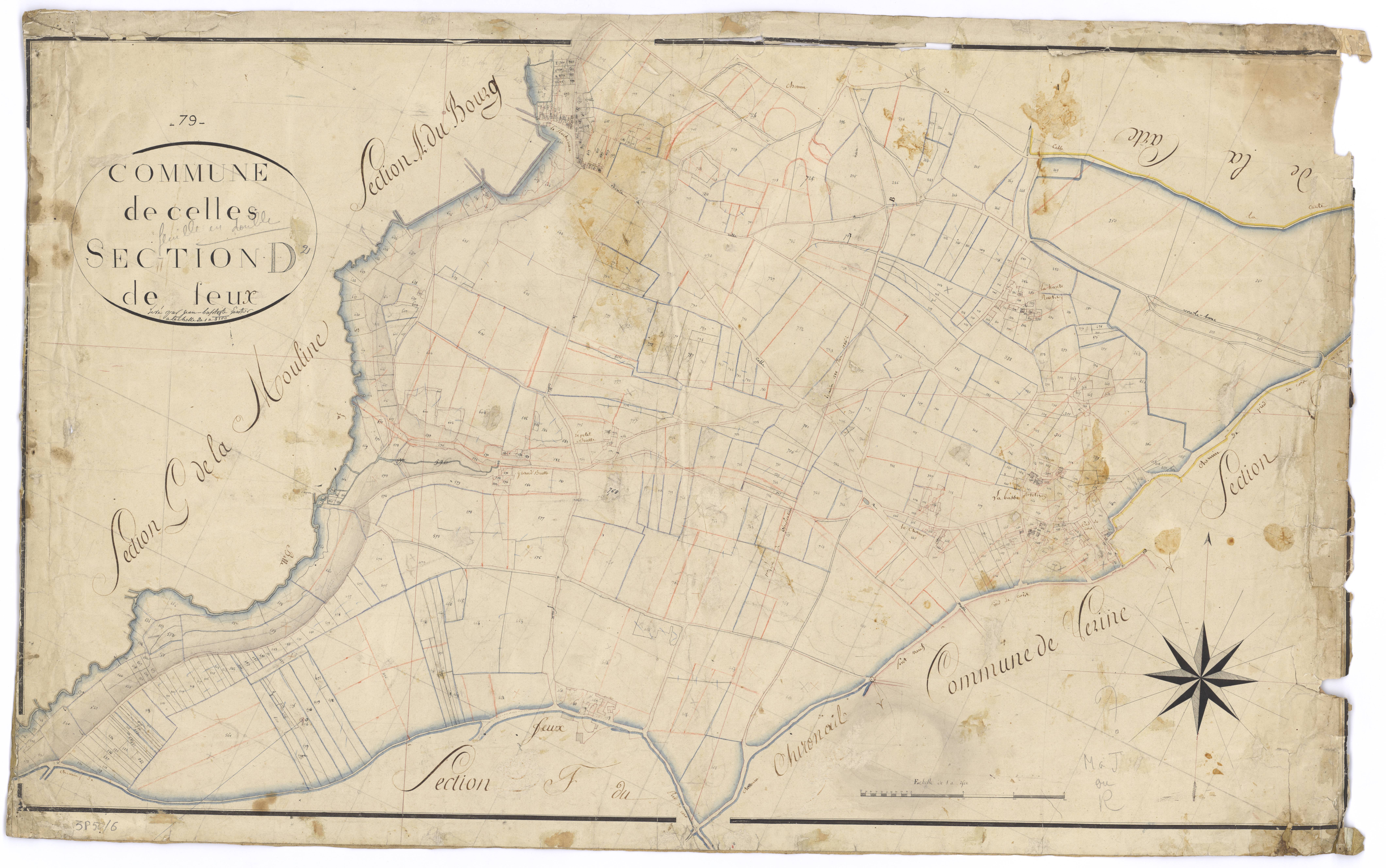 Celles-sur-Belle - FRAD079_CADASTRE_NAPOLEONIEN Section D2 dite de Feux
