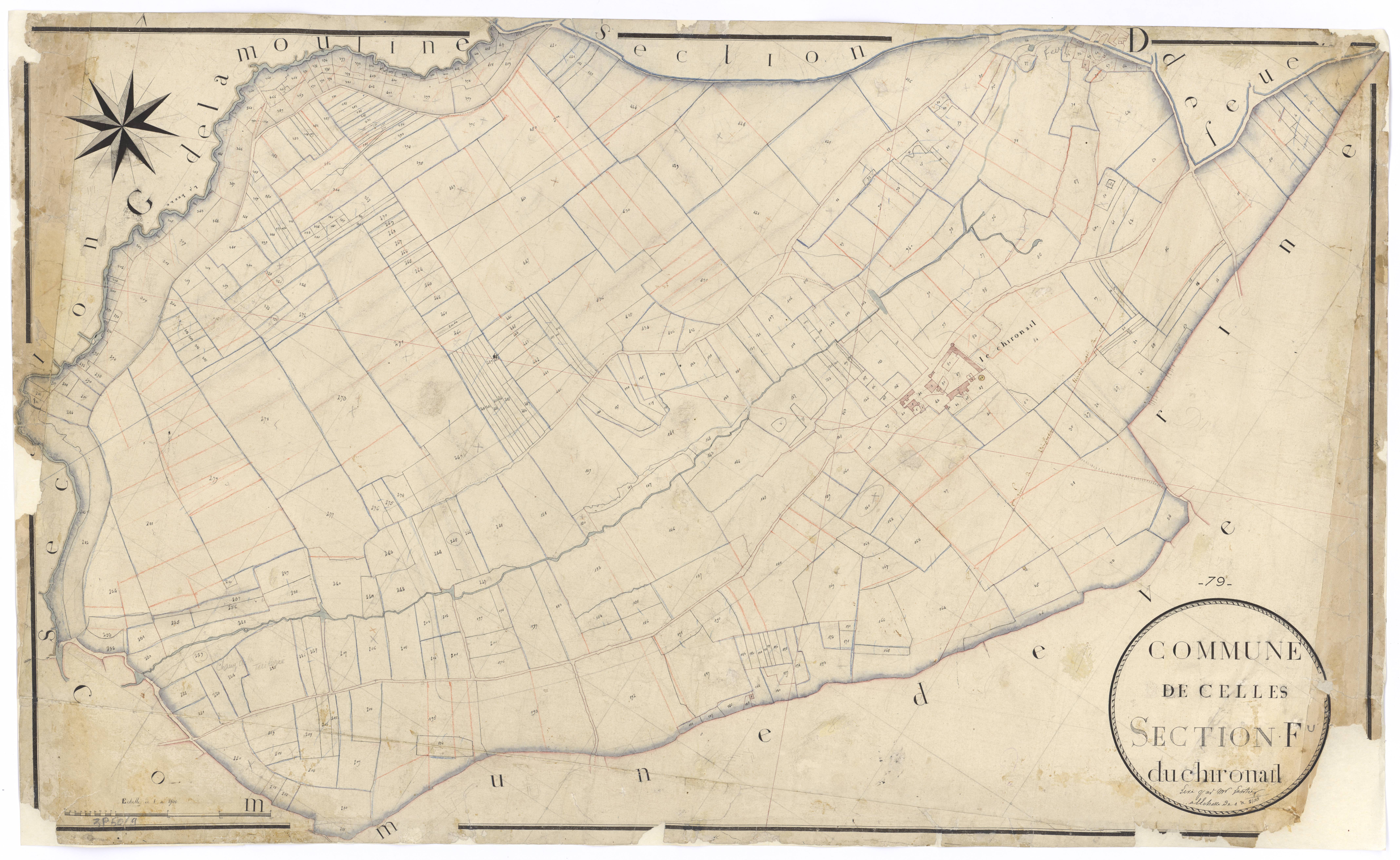 Celles-sur-Belle - FRAD079_CADASTRE_NAPOLEONIEN Section F dite du Chironail