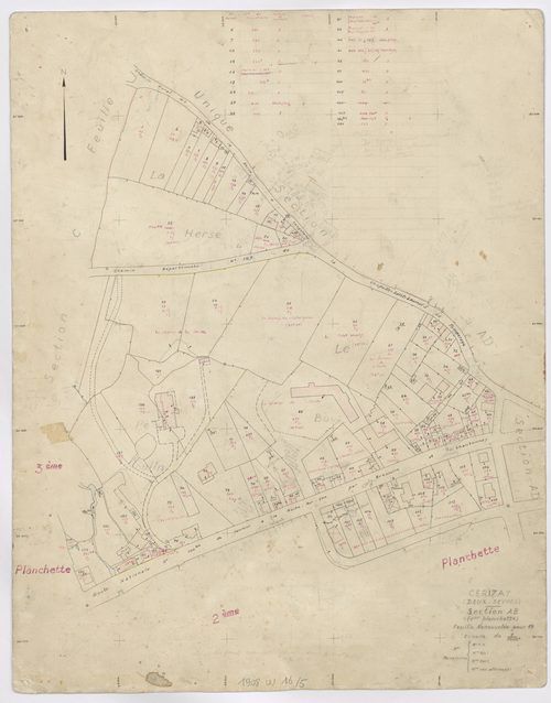 Cerizay - FRAD079_CADASTRE_RECENT Section AB (Feuille 1) 