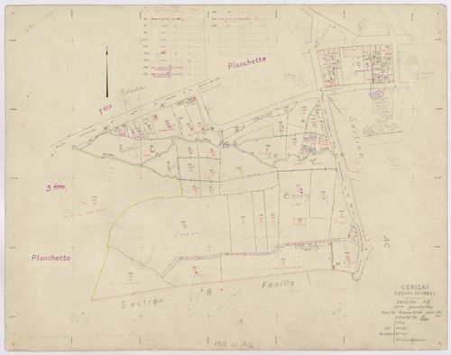 Cerizay - FRAD079_CADASTRE_RECENT Section AB (Feuille 2) 