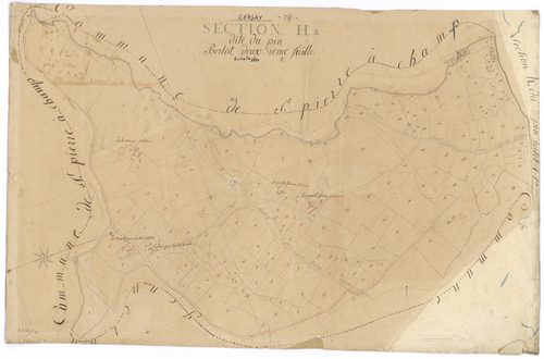 Cersay - FRAD079_CADASTRE_NAPOLEONIEN Section H2 dite du Pin Berlot 