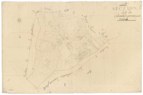 Cersay - FRAD079_CADASTRE_NAPOLEONIEN Section F1 dite du Colombier 