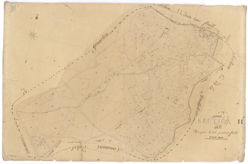 Cersay - FRAD079_CADASTRE_NAPOLEONIEN Section H1 dite du Pin Berlot 