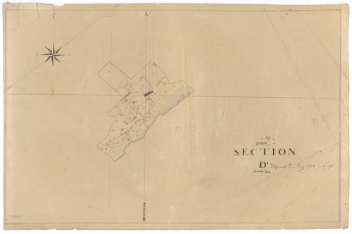 Cersay - FRAD079_CADASTRE_NAPOLEONIEN Section D2 dévelop.du Bourg 