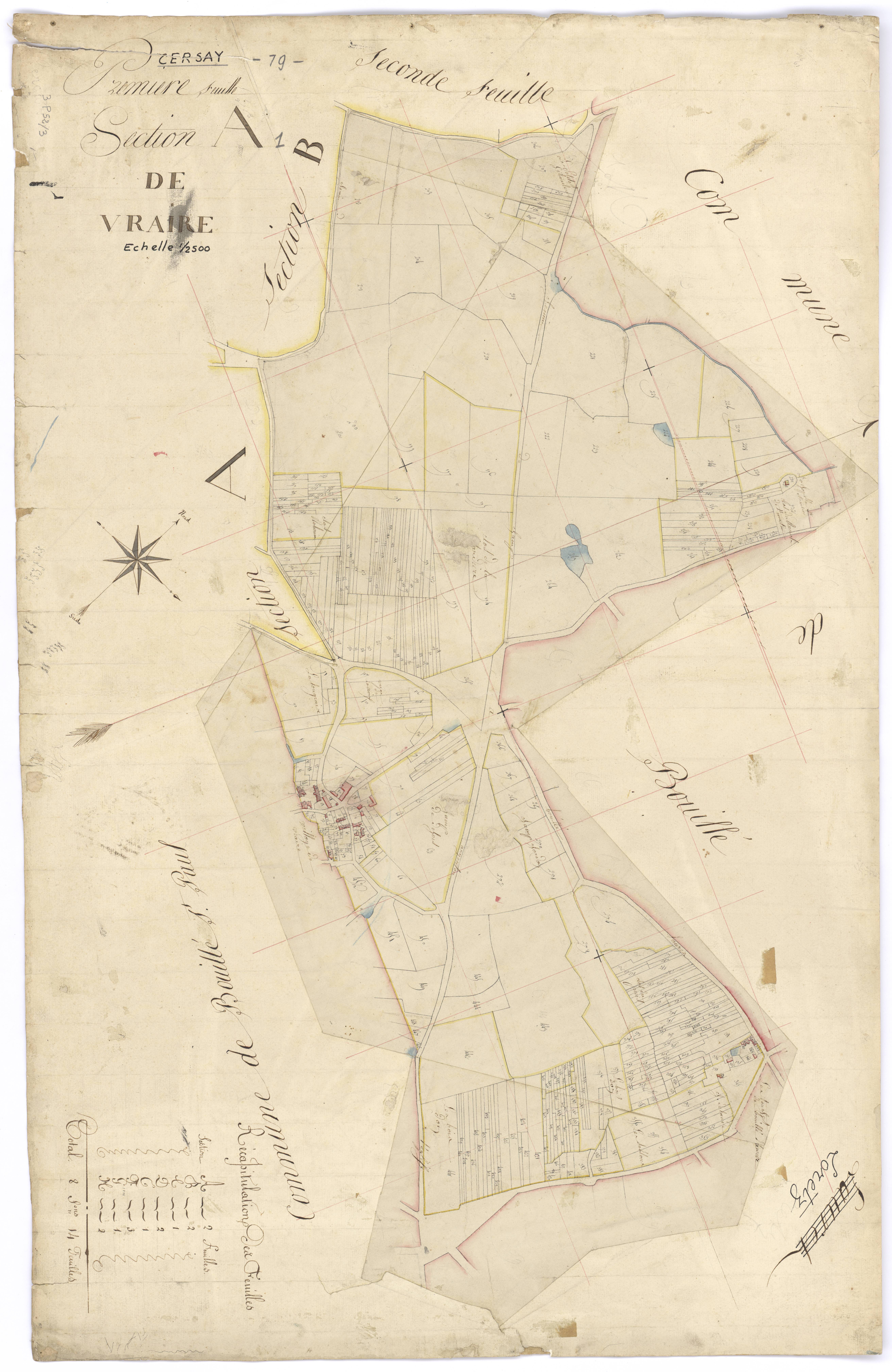 Cersay - FRAD079_CADASTRE_NAPOLEONIEN Section A1 dite de Vraire 