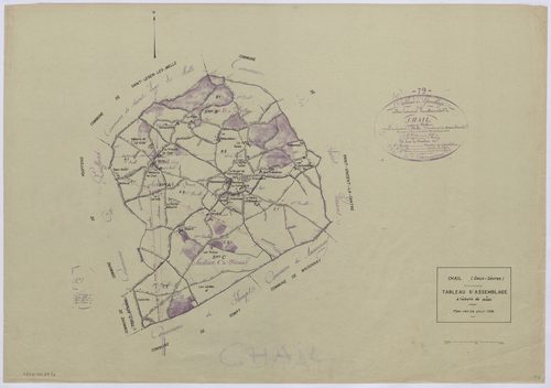 Chail - FRAD079_CADASTRE_RECENT Tableau d'assemblage 
