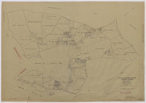 Champdeniers-Saint-Denis - FRAD079_CADASTRE_RECENT Section B (Feuille 1) 