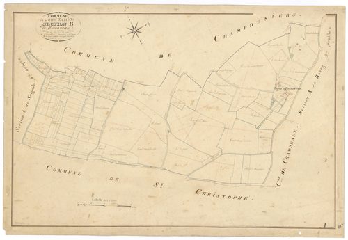 Champdeniers-Saint-Denis - FRAD079_CADASTRE_NAPOLEONIEN Section B dite de Puiraveau 